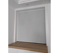 Puerta plegable retráctil para armarios, armarios y despensas, solución que ahorra espacio para armarios y puertas pequeños