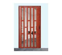 Puerta Plegable Tipo Acordeón Con Herrajes De Montaje Puerta Plegable Tipo Acordeón Para Pasillo Para Puertas, Puertas Plegables Plisadas(WxH 25x80in (63.5x203cm))