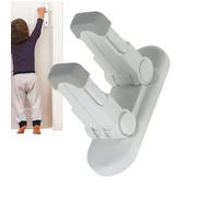 Puerta protectora de dedos para niños, cerradura de palanca de puerta a prueba de niños, Pestillo adhesivo para puerta a prueba de bebés, La correa adhesiva para puerta de gato mantiene al bebé fuera