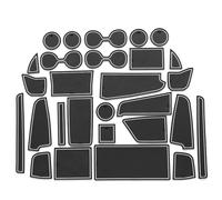 Puerta Ranura Alfombrilla para Toyota Noah 90 Series 2022, Antideslizante Goma Consola Central Posavasos Decoración de Interiores,White