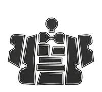 Puerta Ranura Alfombrilla para Volkswagen Jetta VA3, Antideslizante Goma Consola Central Posavasos Decoración de Interiores,White