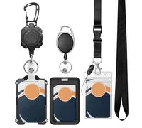 Puerta Retráctil 3 Piezas | Puerta Enrolladora,Clip Portacordón Retráctil Reforzado para Personal Médico Educación Hospital