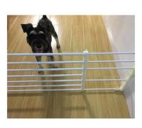 Puerta retráctil para cotas, Puerta mágica Plegable para cotas, Malla de Seguridad, Puerta corrediza para Perros, escaleras Interiores, Valla de Seguridad para Cachorros, (Color: Altura 24 c