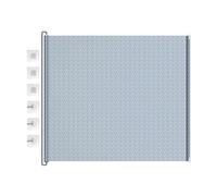 Puerta Retráctil para Perros - Puerta De Escalera para Mascotas para Entrada, Malla De Escalera Retráctil Reforzada para Perros | Barrera Antiescalada para Mascotas, para Garaje, Dormitorio, Pasillo,