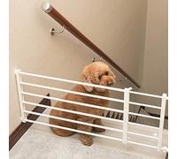 Puerta retráctil portátil para mascotas, ancho ajustable 39-60 cm, altura 42 cm, barrera segura para perros y gatos, ideal para pasillos, puertas y escaleras, fácil instalación