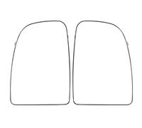 Puerta Retrovisor Cristal Espejo retrovisor Lateral Superior, Inferior, Izquierdo y Derecho, con calefacción, Convexo, de Repuesto para Fiat Ducato (2006-2023) Cristal Espejo Exterior(Upper L and R)