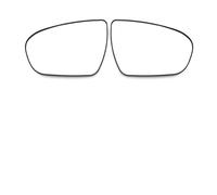 Puerta Retrovisor Cristal para Kia K5 2011-2015 Accesorios para Coche Espejos Laterales Exteriores Lente Reflectante Espejo retrovisor Lentes de Vidrio Cristal Espejo Exterior(A Pair no Heating)