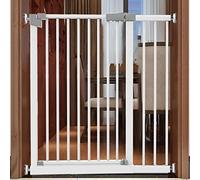 Puerta Seguridad Bebe Extra Ancha,Auto Close Barrera de Seguridad,Easy Walk Thru Durability Dog Gate,Puerta de Seguridad Extensible,para Niños y Mascotas (126-133cm/50-52in)