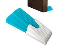 Puerta Stopper, Adhesive Door Wedge, 4,88 x 2,17 in Noise Proof Doorstop Blocker, Strong Adhesive Grip, Easy Installation for Bedrooms, Dormitories, Hotels, Apartments, Bathrooms, Garajes