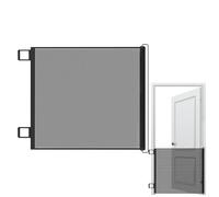 Puerta telescópica para bebés: Barrera de Malla retráctil, de Seguridad sin Perforaciones, Protector de Escalera para Mascotas | Gatos Apartamento Cocina Balcón Pasaje Interior Hogar Bar