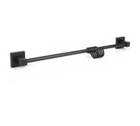 Puerta Toallas 5 Ganchos Soporte Muebles de Baño Casa Cocina Negro 02115