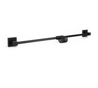 Puerta Toallas 6 Ganchos Soporte Muebles de Baño Casa Cocina Negro 02116