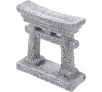 Puerta Torii en miniatura para hacer uno mismo, decoración japonesa de resina, puerta para casa de muñecas, puerta de paisaje