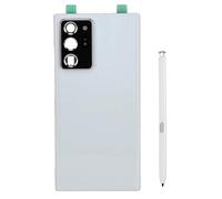 Puerta Trasera del Tubo del Teléfono, Ajuste Preciso, Fácil de Instalar, Reemplazo de Cubierta de Teléfono Resistente para Note 20 Ultra (White)