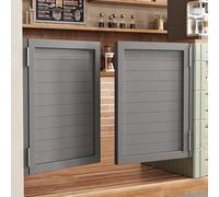 Puerta Vaiven 28"/30"/32"/36"/40" Puerta del Salón Cafetería Gris, Personalizable Puerta de La Cocina Puertas del Café Batiente, Decoración de Puerta Batiente Bidireccional para Interior y Exterior. (