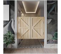 Puerta Vaiven doble, Puertas Batientes Interiores, Abatible Bidireccional Puerta de Batientes, InstalacióN FáCilPuerta, para Barra de Cocina, para Baño, Despensa(W32"XH42"/W80cmXH106cm)