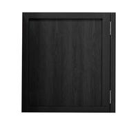 Puerta Vaiven Puerta de Batientes Cierre Automático, Puertas de Media Cintura para Salón, Cocina, Bar, Restaurante, Divisor(Zwart,45x80cm(17.7x31.5in))