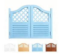 Puerta Vaiven Puertas Batientes para Cafe, Cierre Automático Puertas de Batientes de Salón, Puerta Batiente con bisagras para Barra Cocina Pasillo Entrada Valla(Lightblue,100 * 90cm)