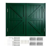 Puerta Vaiven Puertas Batientes para Cafetería, Puertas de Bar de Salón Occidental, Puerta de Media Cintura para Salón, Cocina, Trastero de Restaurante, Divisor(Dark Green,81x100 cm (WxH))