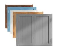 Puerta Vaiven, Puertas Batientes para Entrada, Puertas Batientes de Café Retro, InstalacióN FáCilPuerta, para Salón, Cocina, Bar(Gray,W40"XH36"/101cmX90cm)