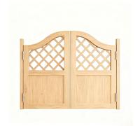 Puerta Vaiven Puertas Batientes, Puertas de Salón oscilante, Café Puerta Abatible de Vaquero Madera Maciza, Cierre Automático Abatible Bidireccional(Natural,132 * 90cm)