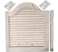 Puertas batientes de café de madera natural, puerta batiente interior para restaurante/cocina/cuarto de lavado (color: 90 cm de alto, tamaño: 80 cm de ancho)