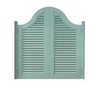 Puertas Batientes De Cafetería, Puerta Madera Estilo Vaquero For Bar O Salón, Media Cintura con Bisagras Acero Inoxidable, Cierre Automático, Entrada, Decoración Cocina, Color Verde(70x70cm)