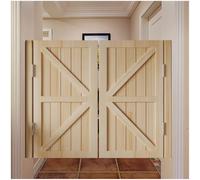 Puertas Batientes de madera de pino, Puerta batiente de Restaurante, puerta Interiores, 3.5cm Espesor, Cierre Automático, para Salón, Cocina, Bar(Yellow,W40"XH36"/101cmX90cm)