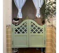 Puertas batientes de madera maciza con bisagras para espacios interiores como lavandería, cocina, pasillo, cafeterías y salones