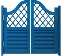 Puertas batientes de madera maciza for cafeterías: puerta batiente de dos vías duradera for pasillos, cafeterías, bares y restaurantes.(Dark Blue,75x70cm)