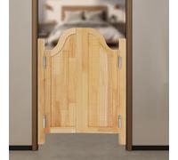 Puertas batientes de madera maciza for cafeterías: puertas interiores duraderas for cocinas, baños y dormitorios. Diseño elegante.(Wood,90x80cm)