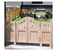 Puertas Batientes de Madera Maciza，puerta abatible madera，puerta de salón con lamas for interiores y bisagras de acero inoxidable，para cocina, bar, entrada de pub(D,W80xH120cm(31.50x47.24in))