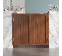 Puertas batientes de madera para entrada de cafetería y bar, partición prefabricada retro para espacios interiores