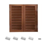 Puertas Batientes de Salón Doble, Puertas Oscilantes de Madera Maciza Interior Rústicas, Puerta de Media Cintura para Porche, Entrada, Cocina, Bar(120x100cm(47.2x39.4in))