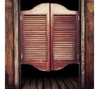 Puertas Batientes For Cafetería, Estilo Retro De Madera Maciza con Persianas De Dos Vías, Puerta De Media Cintura, Puerta Divisoria con Cierre Automático Y Bisagras, Pino, Personalizadas.(90x100cm)