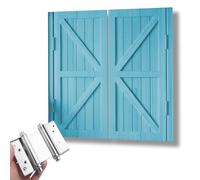 Puertas Batientes for Cafetería,puerta oscilante Interior,puertas de media cintura Cierre Automático,Con Bisagras,Puerta de salón for Pasillo,Cocina,Bar,Entrada de Pub(Azul claro,1Door W70xH90cm)