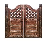 Puertas batientes for cafeterías de Interior, Puertas salón Madera Pino Resistente, bisagras Acero Inoxidable con Cierre automático, Media Cintura mamparas Cocina, Personalizadas(110x70cm)