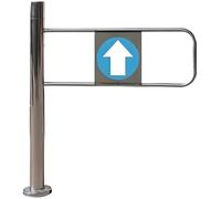 Puertas batientes industriales metálicas de Seguridad, aptas para mercados y almacenes; Puertas de Entrada automáticas para GNC, aptas para centros comerciales; diseño Universal de 50x100 cm