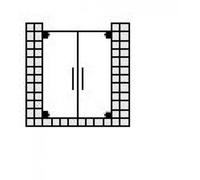 Puertas batientes SPRINZ ágata R Plus a medida para nicho, dimensiones hasta: 1200x2000mm, AR22.1CH, Cabinas de ducha: Piezas de montaje: Cromo, tipo de vidrio: luz de cristal