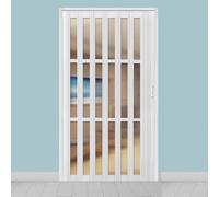 Puertas correderas plegables de PVC, partición de privacidad retráctil para separadores de habitaciones en espacios de vida