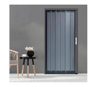 Puertas Corredizas Tipo Acordeón para Baños Y Cocinas, Puerta Corrediza Metálica Divisoria Con Accesorios, Puerta Plegable Interior Con Cerradura, Tamaño Personalizable(215x95 cm)