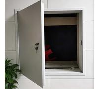 Puertas De Acceso Blancas Con Cerradura, Panel Revisión Baño Impermeable, Cubierta Escotilla Inspección Servicio Electricidad Gas Y Agua, Montaje Empotrado Oculto(28x24in/71x61cm)