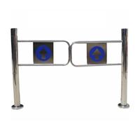 Puertas De Acceso Con Barricada De Acero Inoxidable, Puerta Batiente Unidireccional, Puertas Seguridad De Rebote Automático, Para Bibliotecas, Tiendas Y Pasillos(2x1m/6.56x3.28ft)