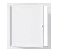 Puertas de acceso empotradas: panel de acceso de metal blanco con tirador giratorio, placa de cubierta para caja de fusibles de fontanería, para techos y paredes de yeso(28x40in/71x102cm)