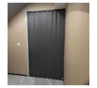Puertas de acordeón Puerta Plegable de Aluminio de Alta Resistencia, Puerta Plegable Corrediza Que Ahorra Espacio, Impermeable Puertas Tipo Acordeón para Balcón(Left Fold-Outside Mount,30x80in)