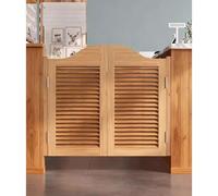 Puertas de Bar de Salón Occidental，Puerta Abatible Interior de Madera Maciza，Puertas Batientes de Mostrador Retro，Puerta de Entrada Valla de Media Cintura.(B,W120xH70cm(47.24x27.55in))
