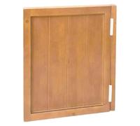 Puertas de café oscilantes de madera maciza personalizables - Entrada de salón de cierre automático - Bisagras para bar y cocina - Partición interior - 22 pulgadas de ancho x 36 pulgadas de alto (90