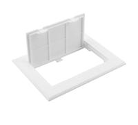 Puertas de contadores, 150x100mm en Plástico ABS para Paredes y Techos, Puerta de Acceso para Medidores, Tuberías, Cableado, Cuadro Eléctrico, Ideal como Botola Cartongesso y Copri Contatore