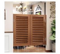 Puertas de salón oscilantes de madera maciza, cierre automático, doble puerta para bar, porche, entrada, mostrador, varios anchos disponibles