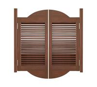 Puertas de salón oscilantes de madera maciza, partición interior con columpio de 2 vías para puertas, cocina, bar, sótano, porche, escaleras